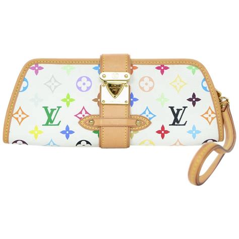 lv shirley|LOUIS VUITTON Monogram Multicolor Shirley White.